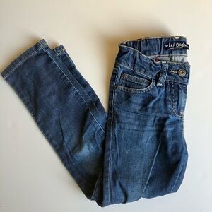 Girls MINI BODEN straight leg skinny jeans 8 8Y